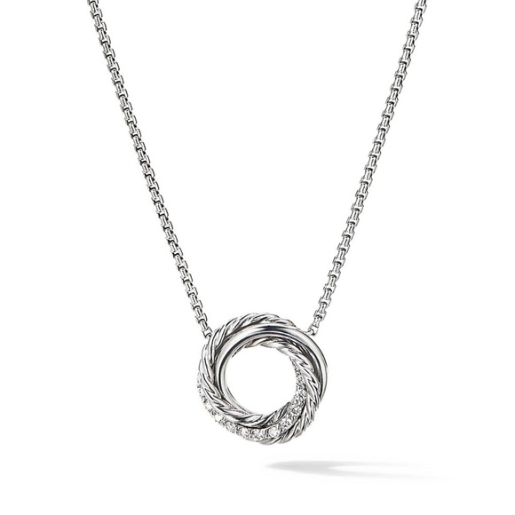 David Yurman CrossoverDiamond Pendant Necklace - Picture 7 of 7